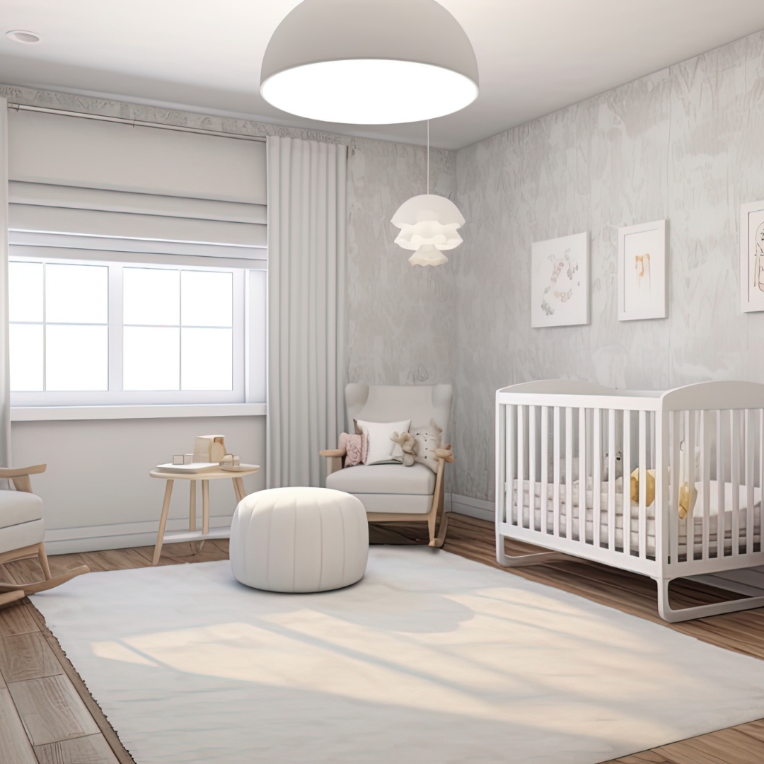 Neutral baby room